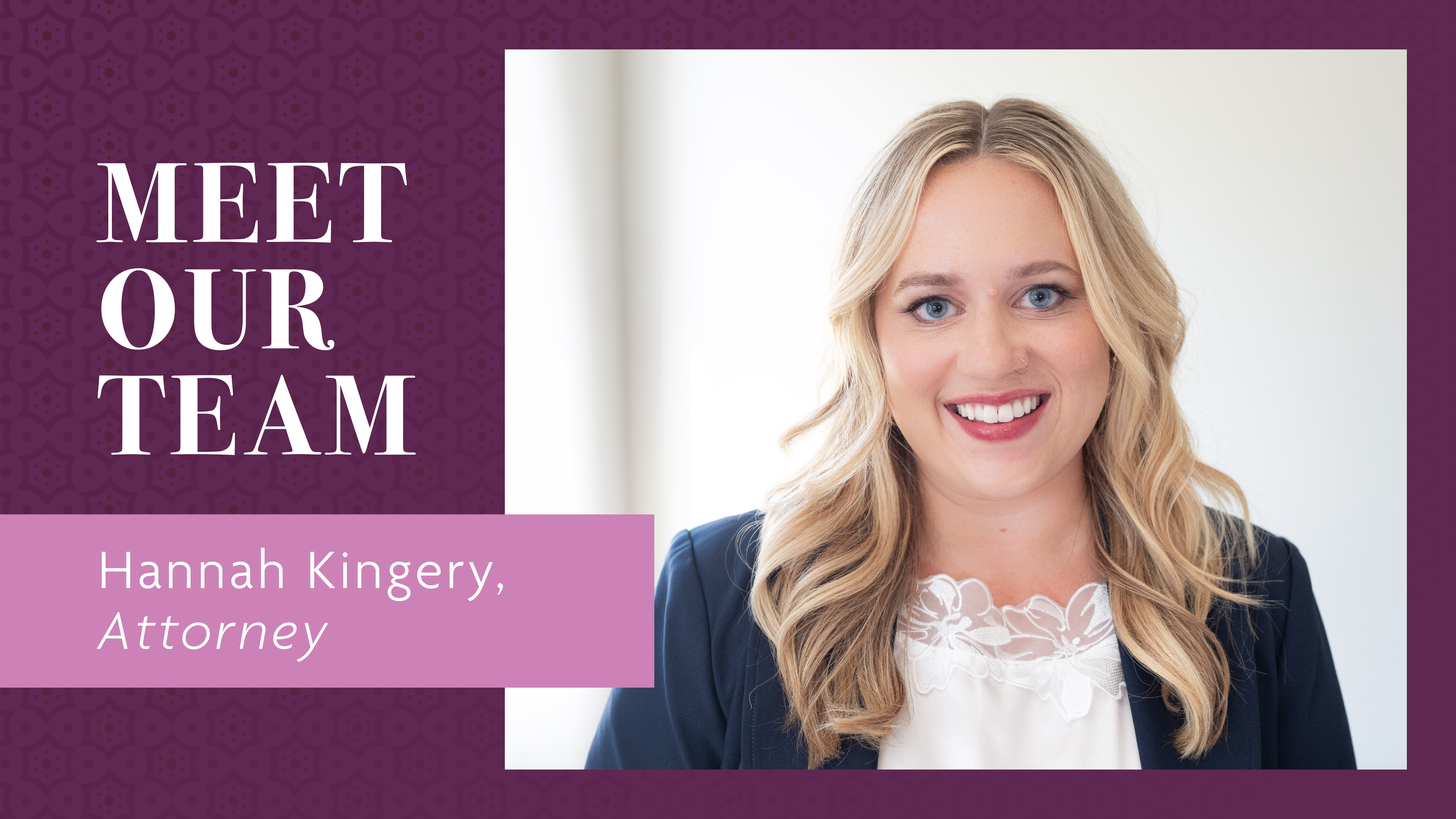 Charleston family lawyer Hannah Kingery, a family lawyer near me