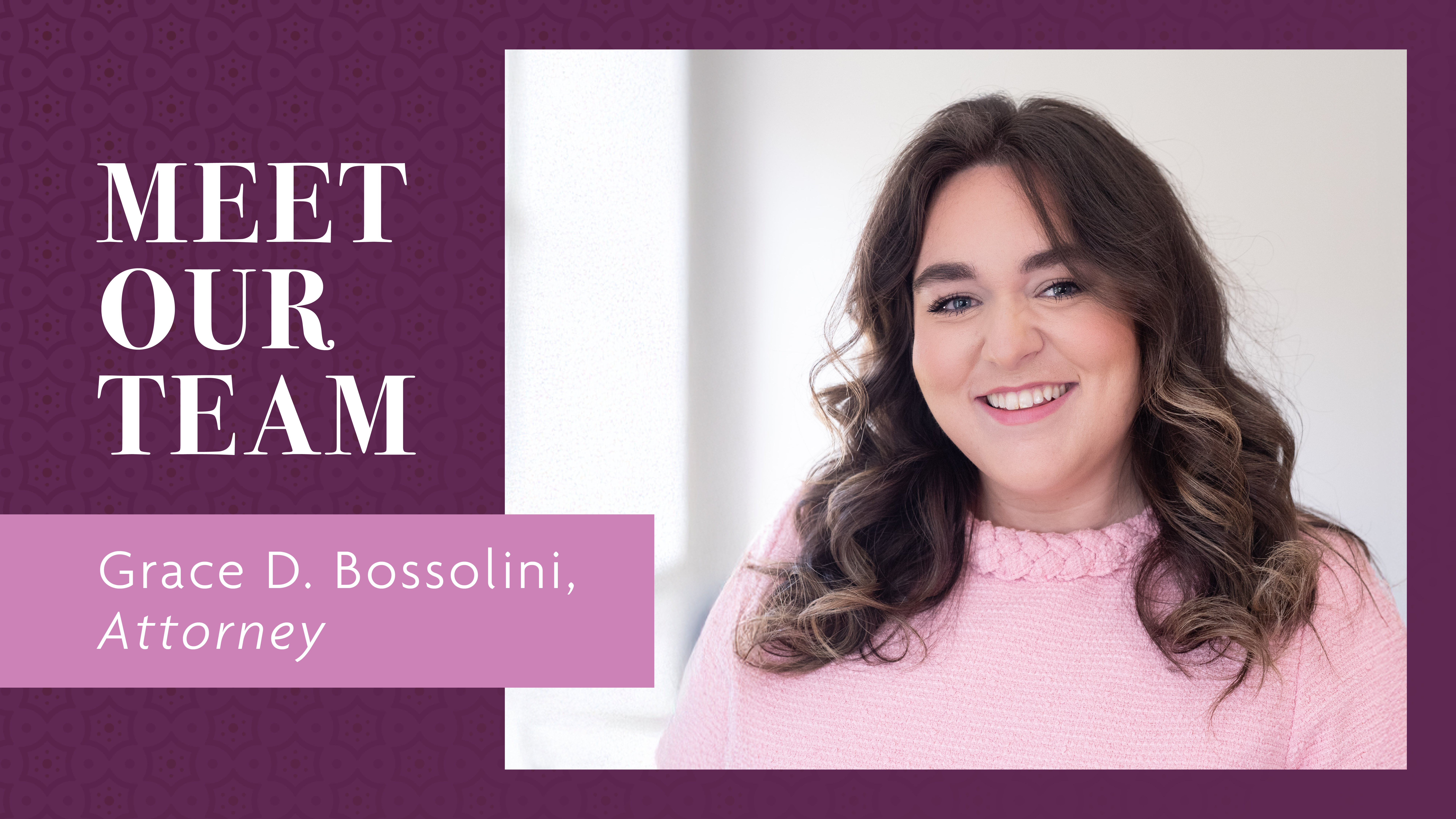 Charleston family lawyer Grace Bossolini, a family lawyer near me